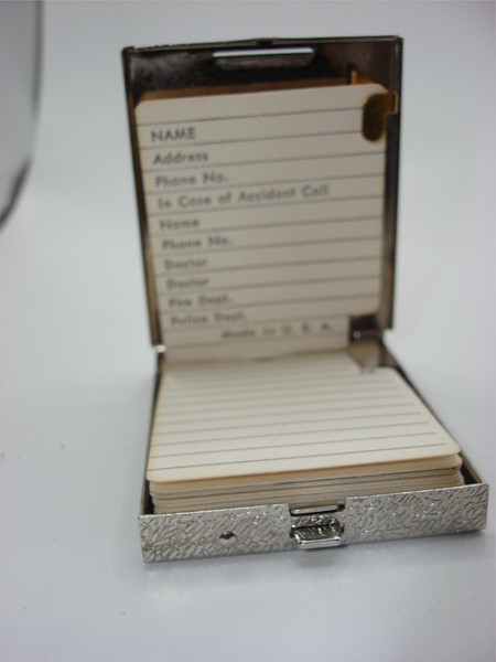 Vintage Mini Telephone Name & Number Index - Made in USA (Mint Condition)