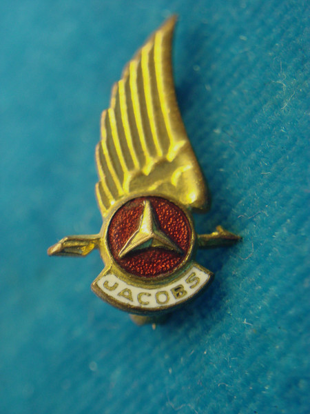 WWII Era Jacobs Aircraft Engine Co. Lapel Pin - Pottstown, PA Collectible
