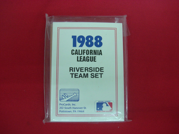 1988 Riverside Red Wave ProCards Minor League Team Set - San Diego Padres (RARE)