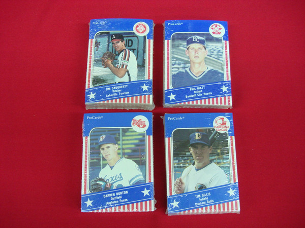 1991 ProCards All-Star Set Collection (4 Sets) - Minor League Baseball - Chipper Jones, Delgado & More