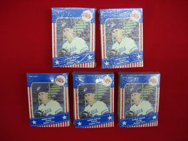 Factory Sealed 1991 Midwest League All-Star Game Card Sets (5) - Denny Hocking & More