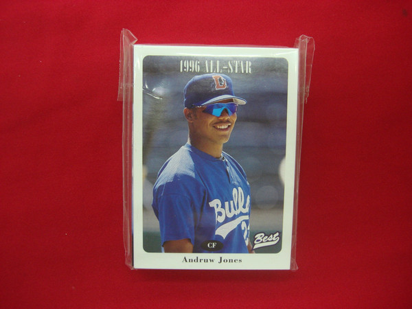 1996 Carolina League All-Star Set w/ Jose Guillen B9 Insert (Jones, Tejada, Casey) -  Sponsor Version