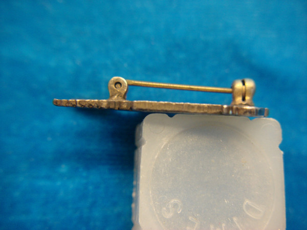 Vintage WWII US Army Air Force Sterling Silver Pilot Training Lapel Pin - Enamel