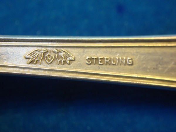 Vintage Baker Manchester Sterling Silver Bonbon Spoon (6 1/4