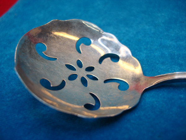 Vintage Baker Manchester Sterling Silver Bonbon Spoon (6 1/4