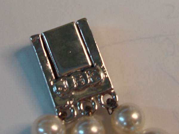 Vintage Camrose & Kross Jackie Kennedy Faux Pearl Necklace - Estate Find with Certificate