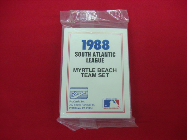 1988 Myrtle Beach Blue Jays ProCards MiLB Team Set w/ Derek Bell - Factory Sealed