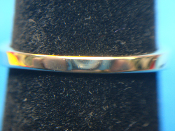 14K Yellow Gold Blue Topaz & Diamond Waterfall Ring (Size 6 1/2)