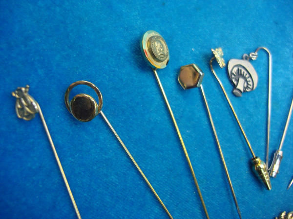 Vintage Stick Pin Lot of 15 - Unique & Diverse Designs