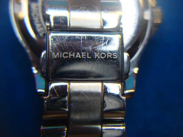Michael Kors MK-5401 Women's Watch - MOP Dial, Stainless Steel Bracelet & CZ Stones