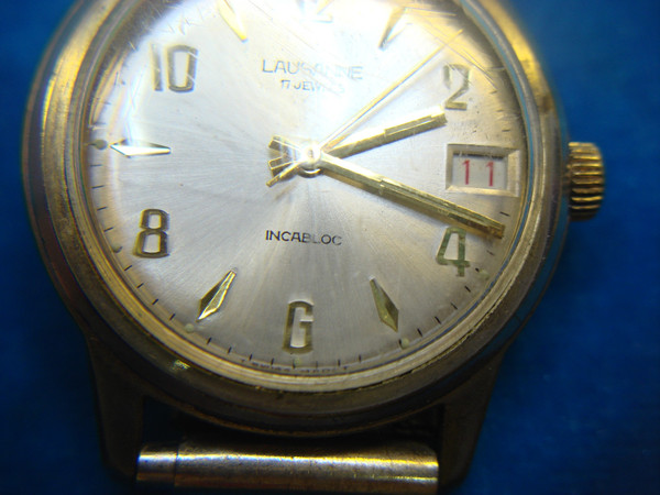 Vintage Lausanne Incabloc 17 Jewel Self-Wind Wristwatch - Running, Estate Find