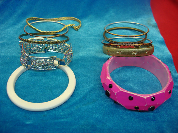 Vintage Costume Bracelet Lot of 10 - Estate Find #6