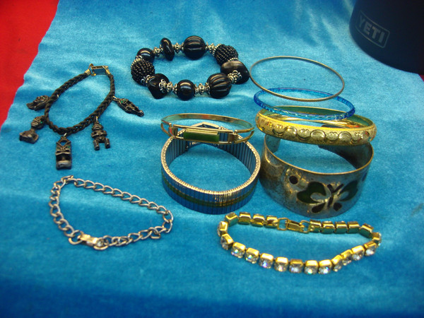 Vintage Costume Bracelet Lot of 10 - Estate Find #22