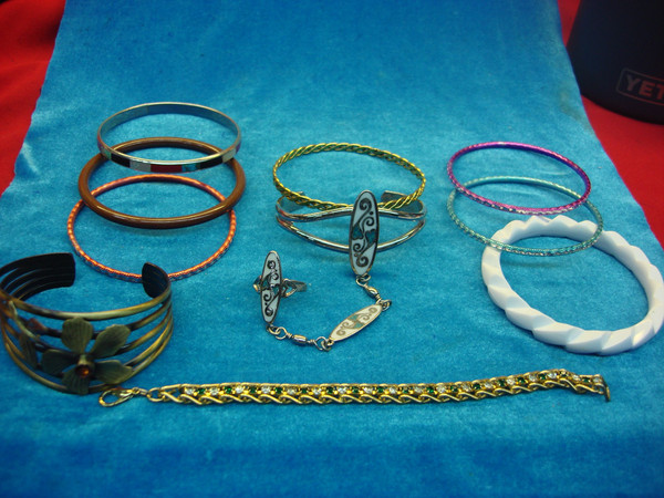 Vintage Estate Costume Bracelet Lot of 10 - Unique Style Pieces