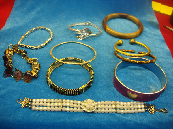 Vintage Estate Bracelet Lot of 10 - Assorted Styles & Designs