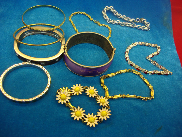 Vintage Costume Bracelet Lot of 10 - Estate Jewelry Find