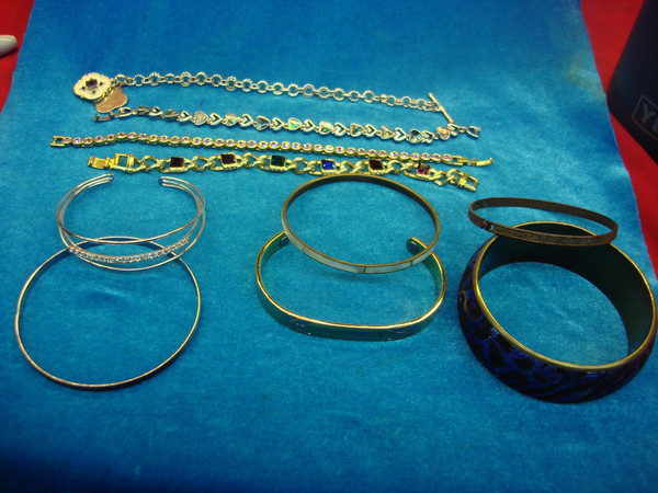 Vintage Costume Bracelet Lot of 10 - Estate Find #59