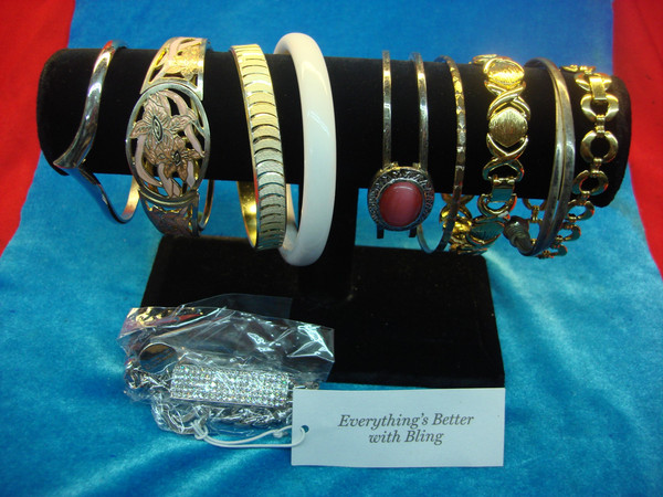 Vintage Estate Bracelet Lot of 10 - Costume Jewelry Collection