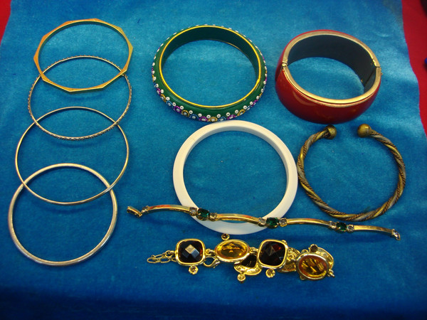 Vintage Costume Bracelet Lot of 10 - Estate Find #74