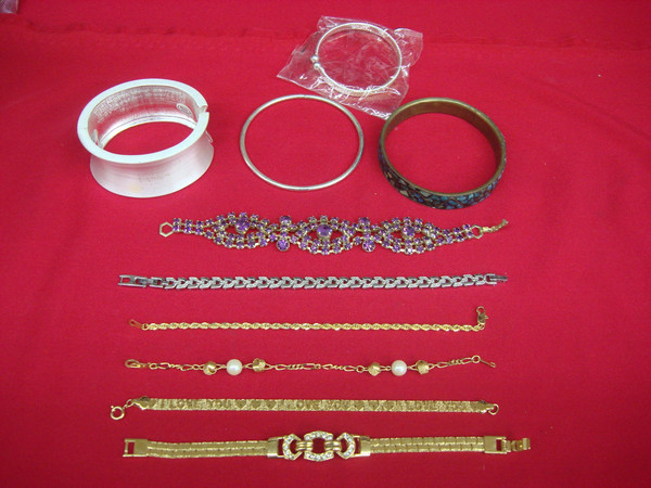 Vintage Costume Bracelet Lot of 10 - Unique Estate Jewelry Finds #139