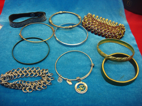 Estate Collection - 10 Vintage Costume Bracelets (Lot #86)