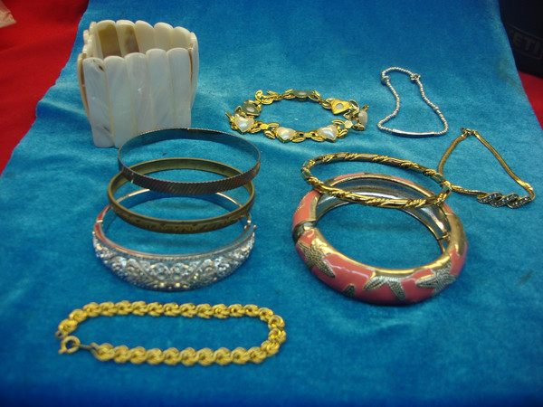 Vintage Estate Bracelet Lot of 10 - Unique Costume Bracelets