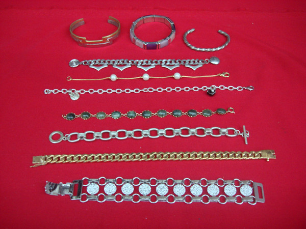 Vintage Estate Bracelet Lot of 10 - Unique Costume Jewelry Finds