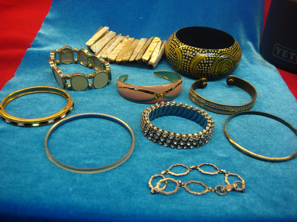 Estate Bracelet Lot of 10 - Vintage Costume Bracelets #98