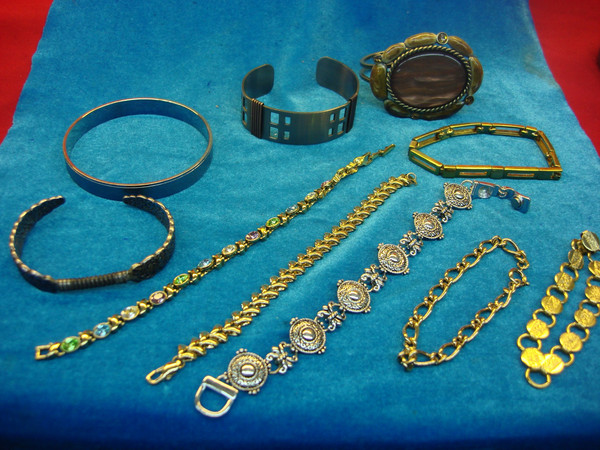 Vintage Estate Bracelet Lot of 10 - Unique Costume Jewelry Sparkle