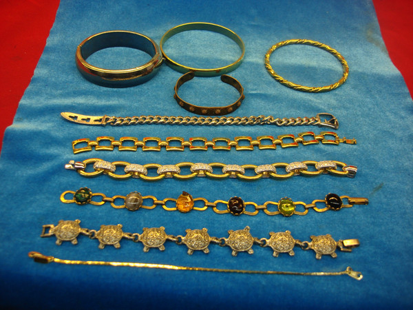 Vintage Estate Bracelet Lot of 10 - Unique Costume Bracelets