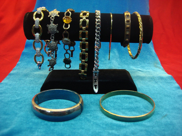 Vintage Estate Bracelet Lot of 10 - Unique Costume Bracelets