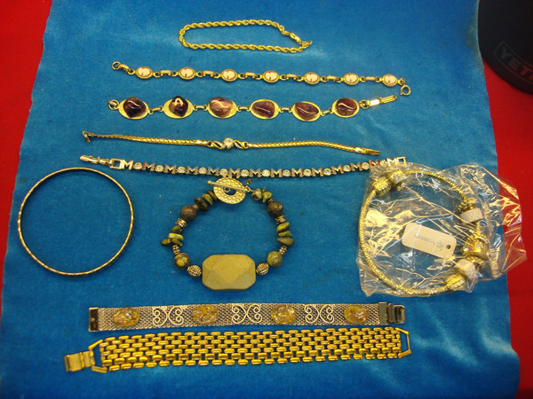 Vintage Estate Bracelet Lot of 10 - Costume Jewelry Collection