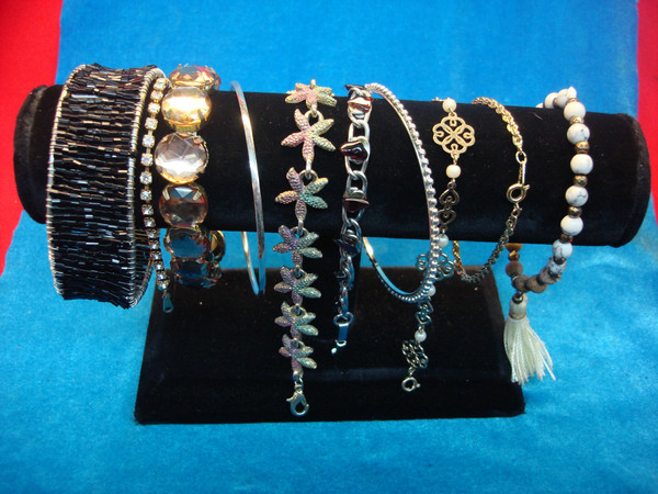 Vintage Costume Bracelet Lot of 10 - Estate Find Variety Styles