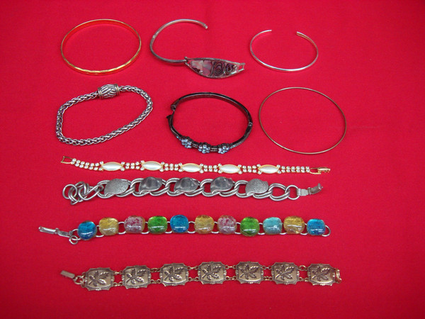 Vintage Estate Bracelet Lot of 10 - Costume Jewelry Collection