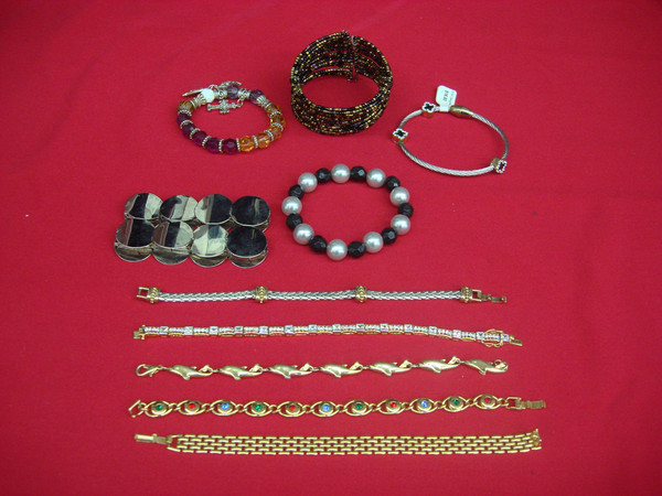 Vintage Costume Bracelet Lot of 10 - Estate Jewelry Collection #145