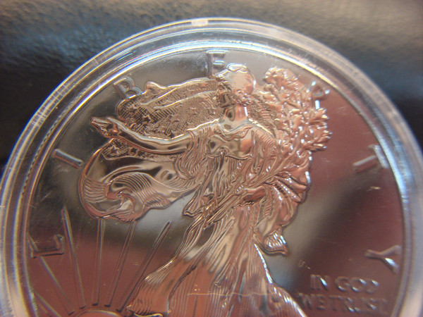 2020 American Silver Eagle Coin - Ruthenium & 24K Gold Gilding
