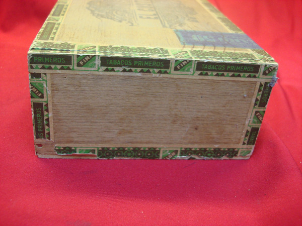 Vintage Wooden Cigar Box - El CUSTO - Handcrafted by James W. Custer (Boyertown, PA) - ARMY & WEST END Inscriptions