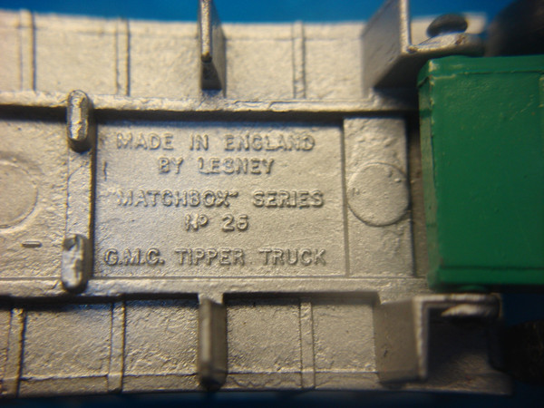Vintage 1968 Matchbox Lesney No. 26C GMC Tipper Truck - Excellent Condition