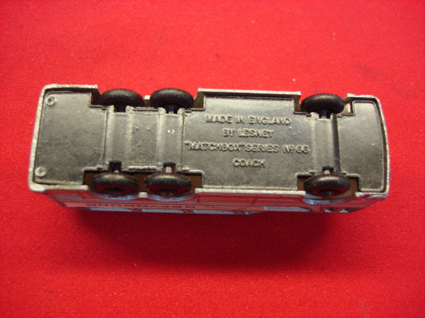 Vintage Matchbox Lesney No. 66C Greyhound Coach (1967) - Mild Playwear