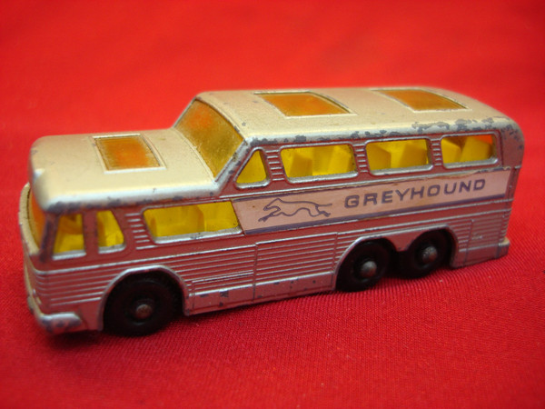 Vintage Matchbox Lesney No. 66C Greyhound Coach (1967) - Mild Playwear