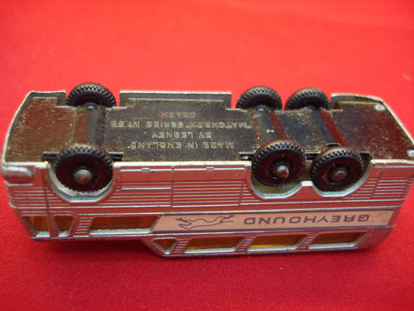 Vintage Matchbox Lesney No. 66C Greyhound Coach (1967) - Mild Playwear