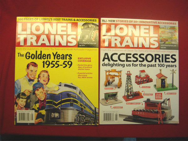 Lionel Trains Collector's Books: 2 Special Editions from Classic Toy Trains Magazine