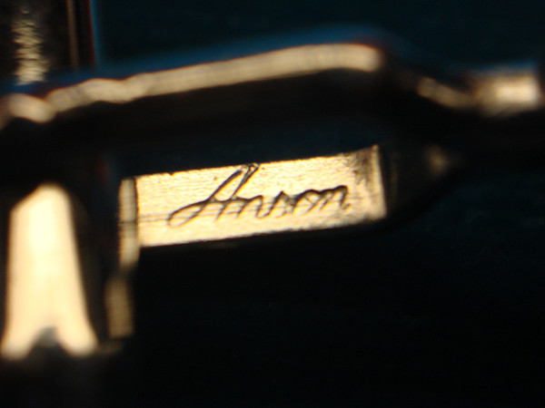 Vintage Anson Mod Design Cufflinks - Gold/Silver Tone, Excellent Condition, Original Box