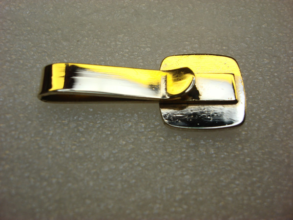 Vintage Gold-Tone Tie Clip with Siamese Goddess Design - Unique & Detailed