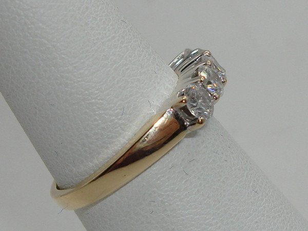 14K Yellow Gold Diamond Wedding Band by ZEI, Size 6.5 (75pt Diamonds)