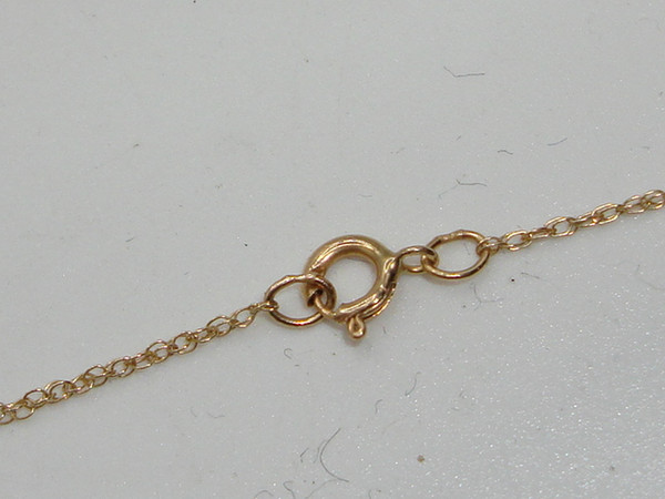 Elegant 14K Gold Diamond Pendant Necklace (0.5ct, G/H SI2)
