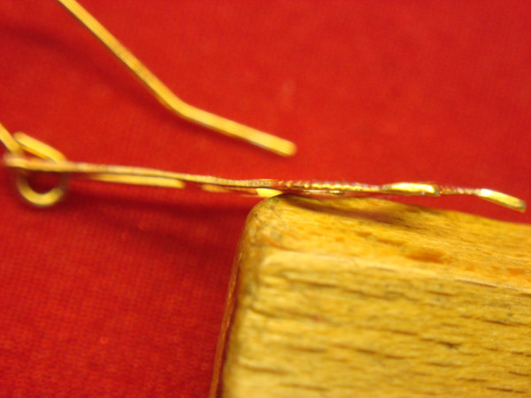 New! 14K Yellow/White Gold Dangle Earrings - Small & Elegant (Macy's, $36 Gold Value)