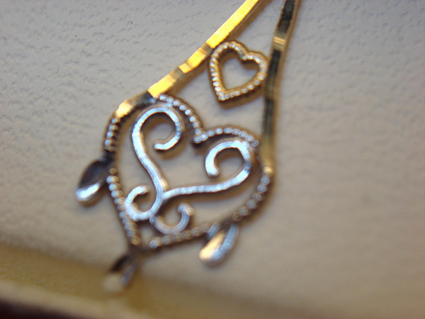 New! 14K Yellow/White Gold Dangle Earrings - Small & Elegant (Macy's, $36 Gold Value)