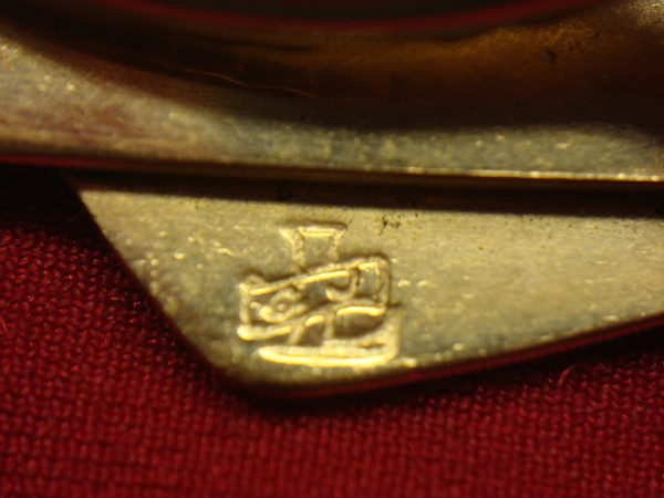 Vintage Gold Tone Tie Clip 'The Man Who Needs...' - Unique Enamel Design #212