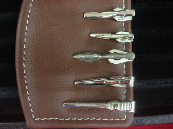 Vintage Silver-Tone Tie Clips (5 Pack) - Unique Designs, Used & Ready to Wear